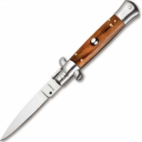 Автоматический складной нож нож Magnum Sicilian Needle Olive Wood, сталь 440A, рукоять дерево, 01MB279 купить в Сургуте