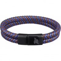 Браслет Zippo Braided Leather Bracelet (22 см) купить в Сургуте