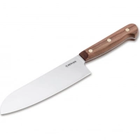 Кухонный нож Boker Cottage-Craft Santoku, сталь С75, рукоять дерево купить в Сургуте