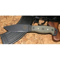 Нож с фиксированным клинком Ontario «NS-4 Black Canvas Micarta Handle» купить в Сургуте