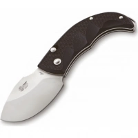 Нож складной LionSteel Skinner 8901 G10, сталь 440C Satin Finish, рукоять стеклотекстолит, чёрный купить в Сургуте