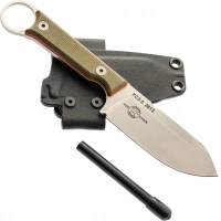 Нож White River FIRECRAFT 3.5 Pro StoneWash, сталь CPM S35VN, рукоять G10 зеленая/оранжевая купить в Сургуте