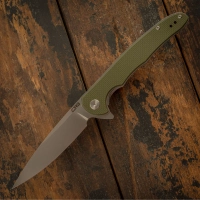 Складной нож CJRB Briar, сталь D2, Green G10 купить в Сургуте