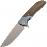 Складной нож Maxace Goliath Blue, сталь Bohler K110, Micarta купить в Сургуте