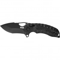 Складной нож SOG Kiku XR Black, сталь CTS-XHP, рукоять микарта купить в Сургуте