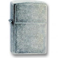 Зажигалка ZIPPO Antique Silver Plate, латунь с покрытием ™Plate, серебристый, матовая, 36х12×56 мм купить в Сургуте