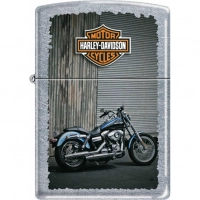 Зажигалка ZIPPO Harley-Davidson® Байк, с покрытием Street Chrome™, латунь/сталь, серебристая, 36x12x56 мм купить в Сургуте