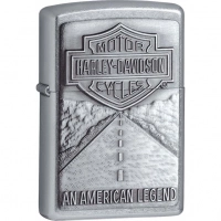 Зажигалка ZIPPO Harley-Davidson® Легенда, с покрытием Street Chrome™ купить в Сургуте