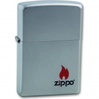 Зажигалка ZIPPO Satin Chrome, латунь с ник.-хром. покрыт., серебр., матовая, 36х56х12 мм купить в Сургуте