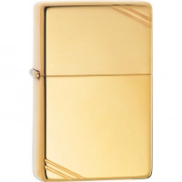 Зажигалка ZIPPO Vintage™ с покрытием High Polish Brass купить в Сургуте